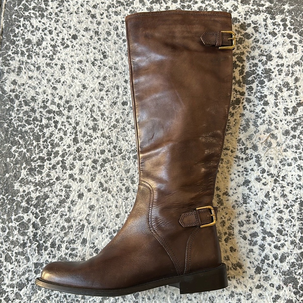 Sesto Meucci Chocolate Buckle Winter Boots